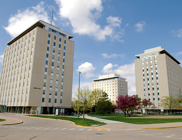 Exterior of Tri-Towers