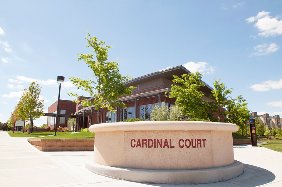 Exterior view of Community Center.