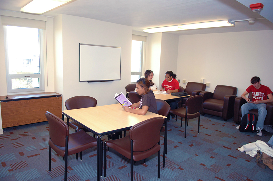 Lounge of Manchester Hall.